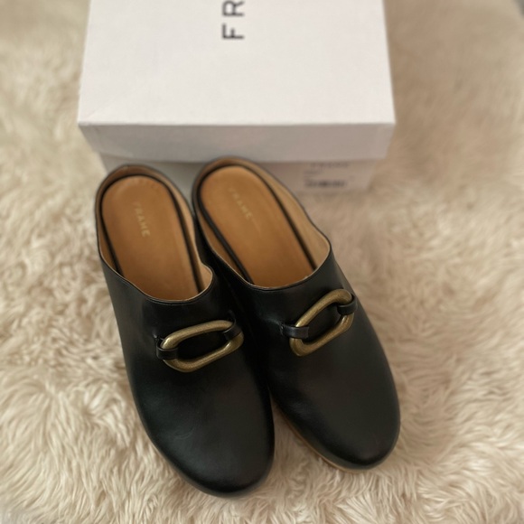 Frame leather Clogs - Picture 5 of 5